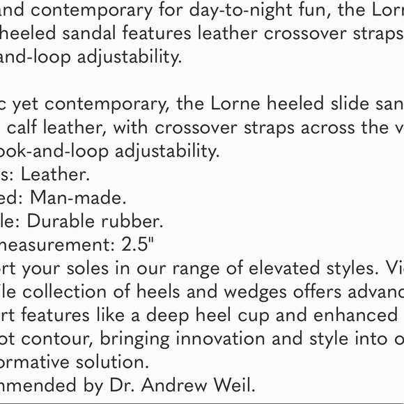 Vionic LORNE SLIDE SANDAL Saddle - Picture 8 of 8